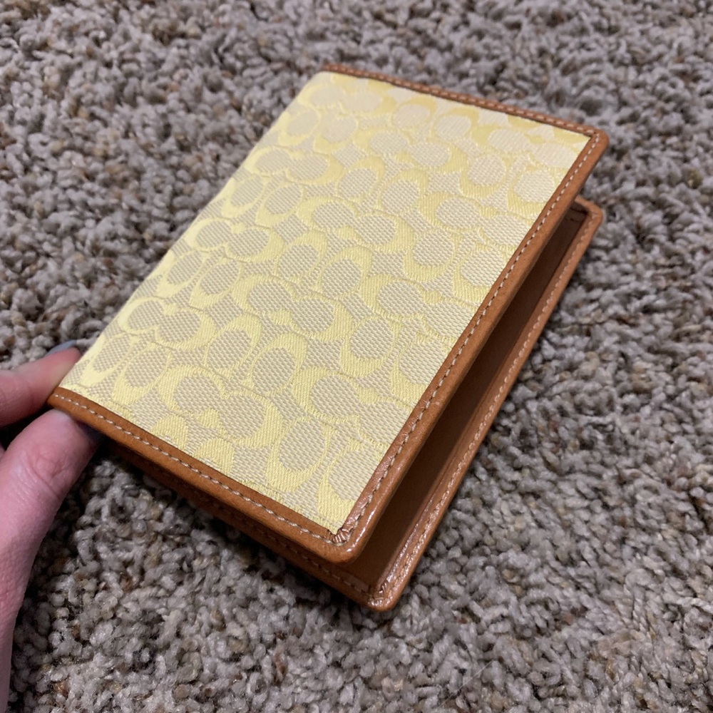 Coach card holder